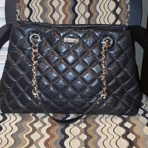 100% Authentic Kate Spade shiny shoulder tote. EUC